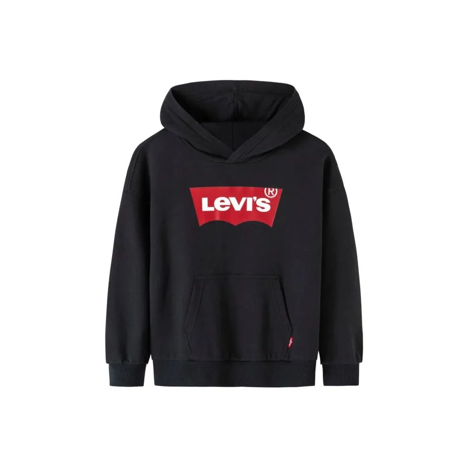 Levi's Пуловер Толстовка Черный Подростки
