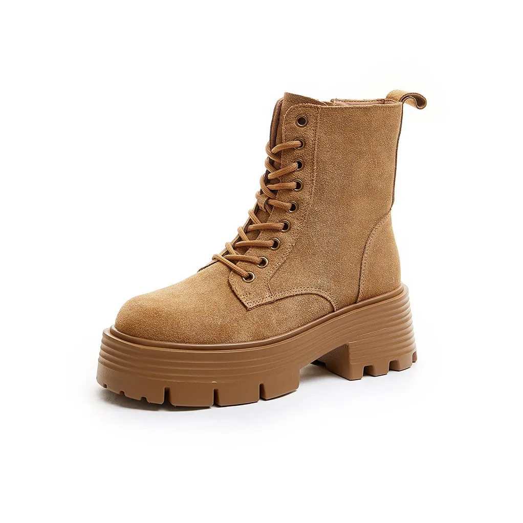 MQ Носки Crew Martin Boot Высокий каблук 6-8 см Женские