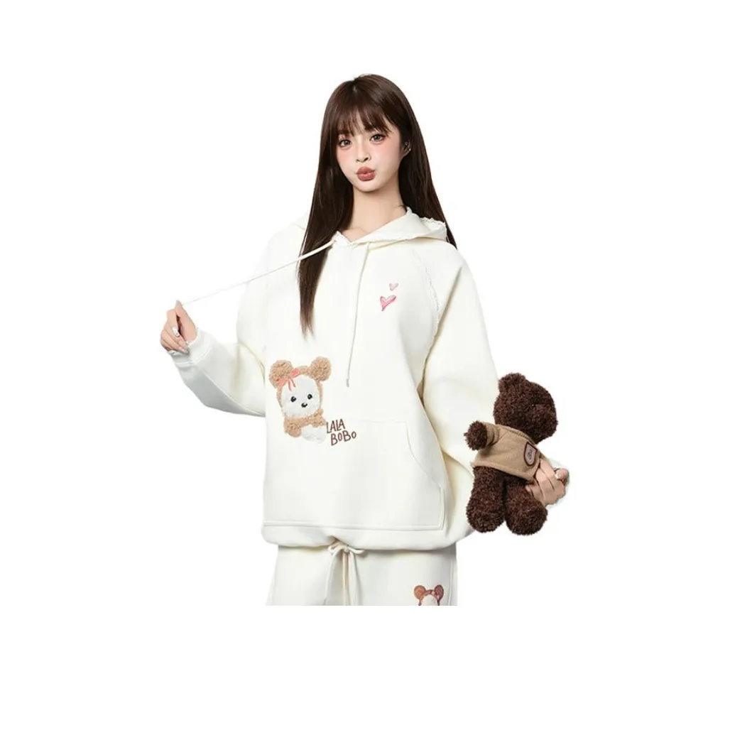 LALABOBO Ecru Женские Свитшоты