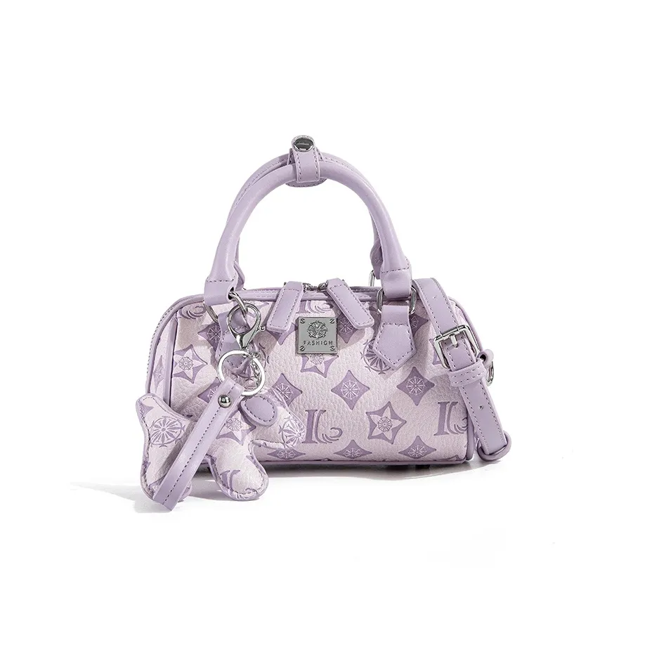 MACKJANICE Полиуретан Синтетическая Кожа Сумка Женская Прессованный Градиент Фиолетовый