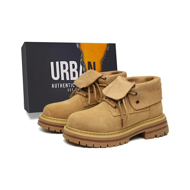 URBAN AUTHENTIC Короткий MID Голень Мартин Boot Средний каблук Унисекс