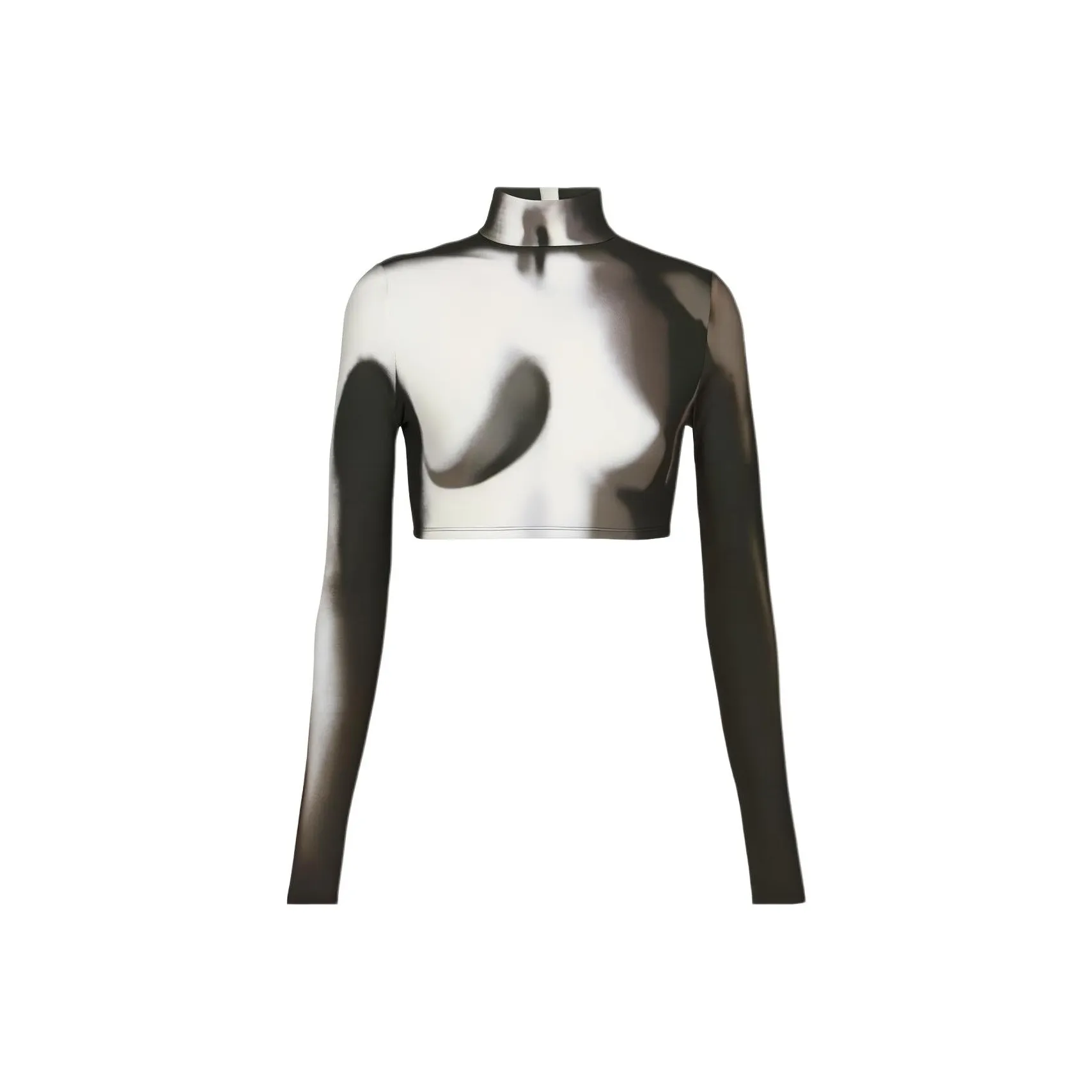 BALMAIN FW22 КРОП ТОП Женский Серый