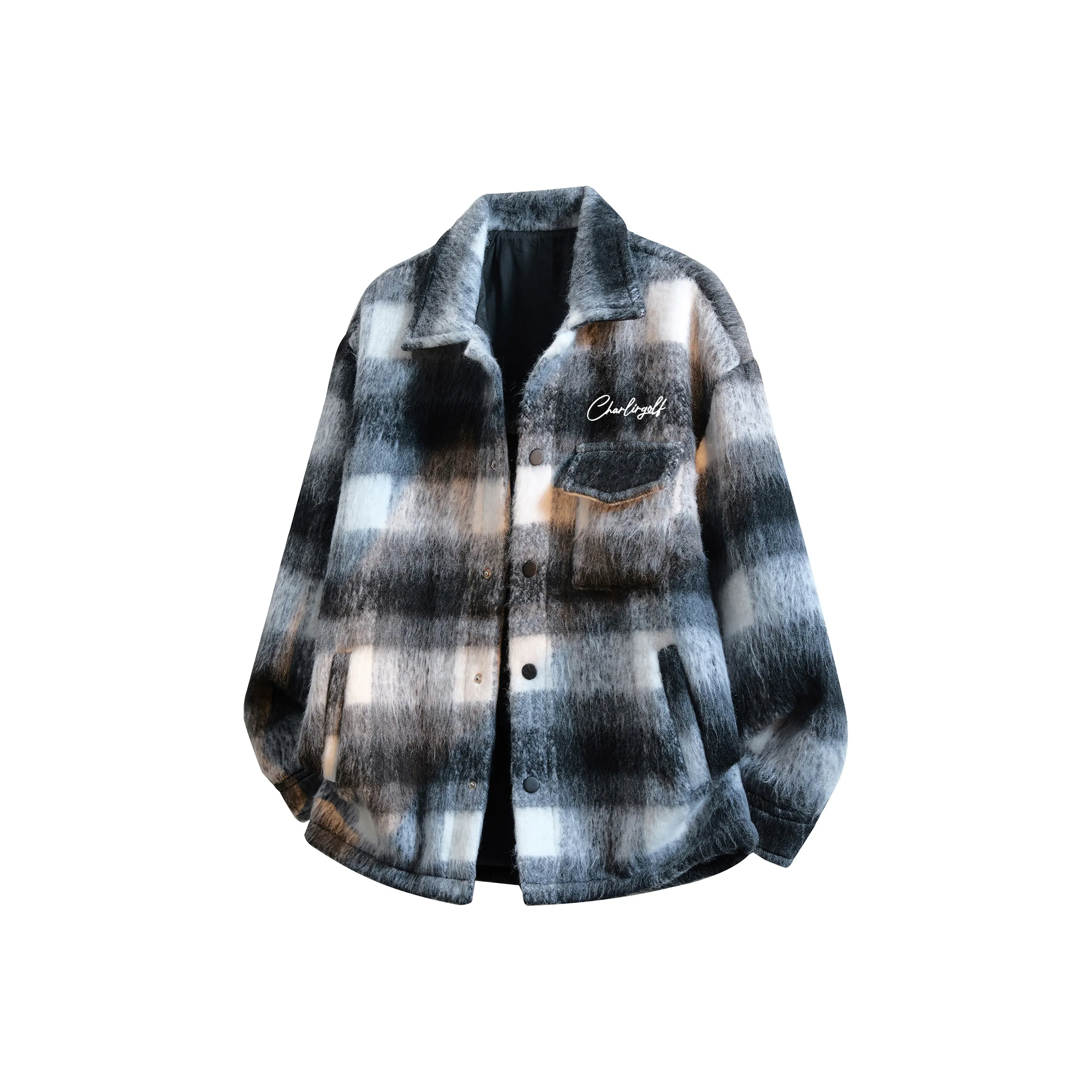 CHARLIE GOLF Матовый Черный Унисекс Куртки