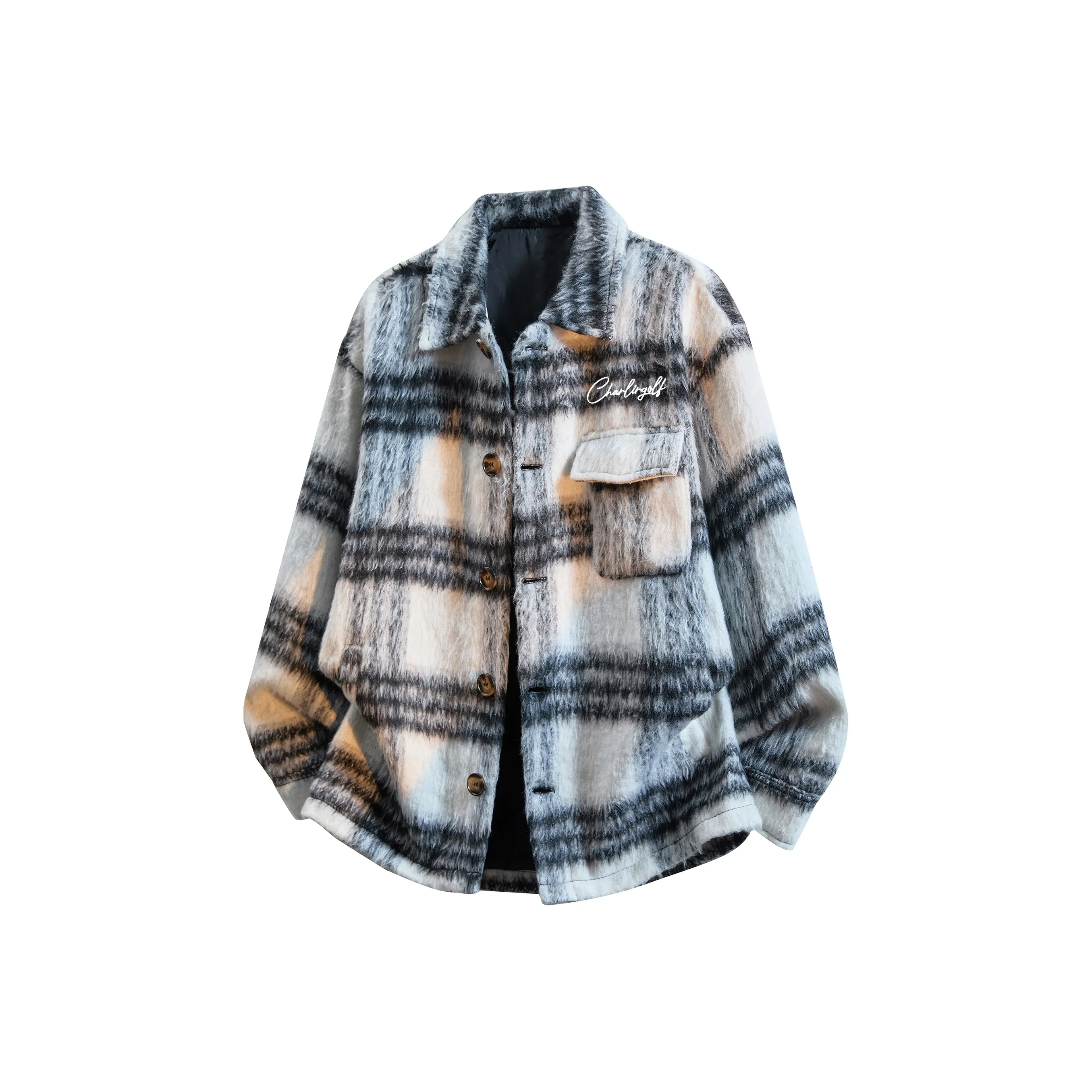 CHARLIE GOLF Матовый Черный Унисекс Куртки