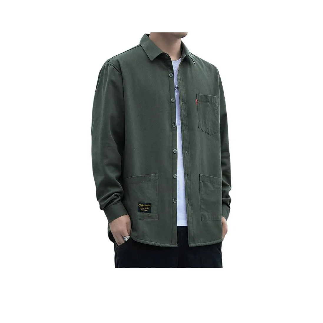 CariteSport Длинный рукав мужская рубашка