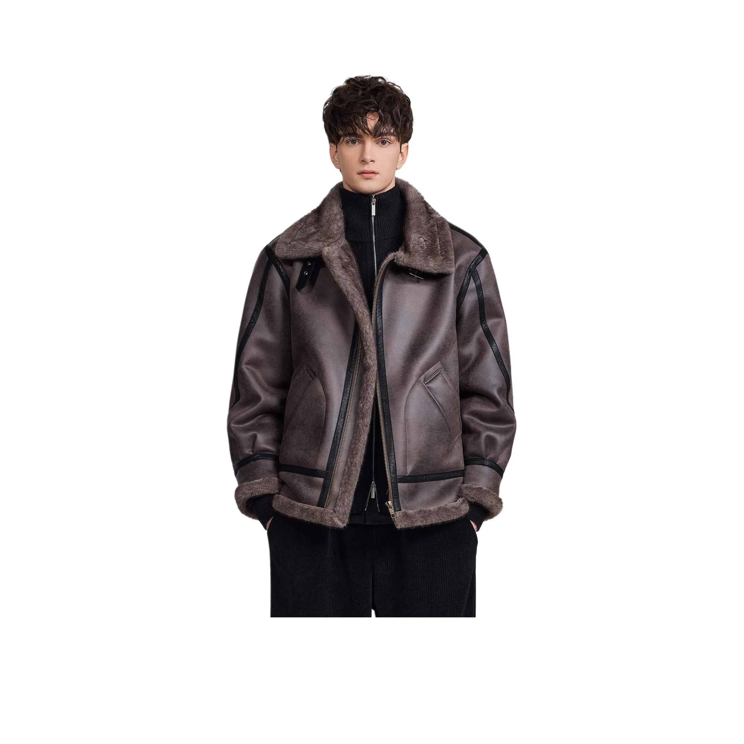 WILD LEADER Vedri кожа куртка мужская