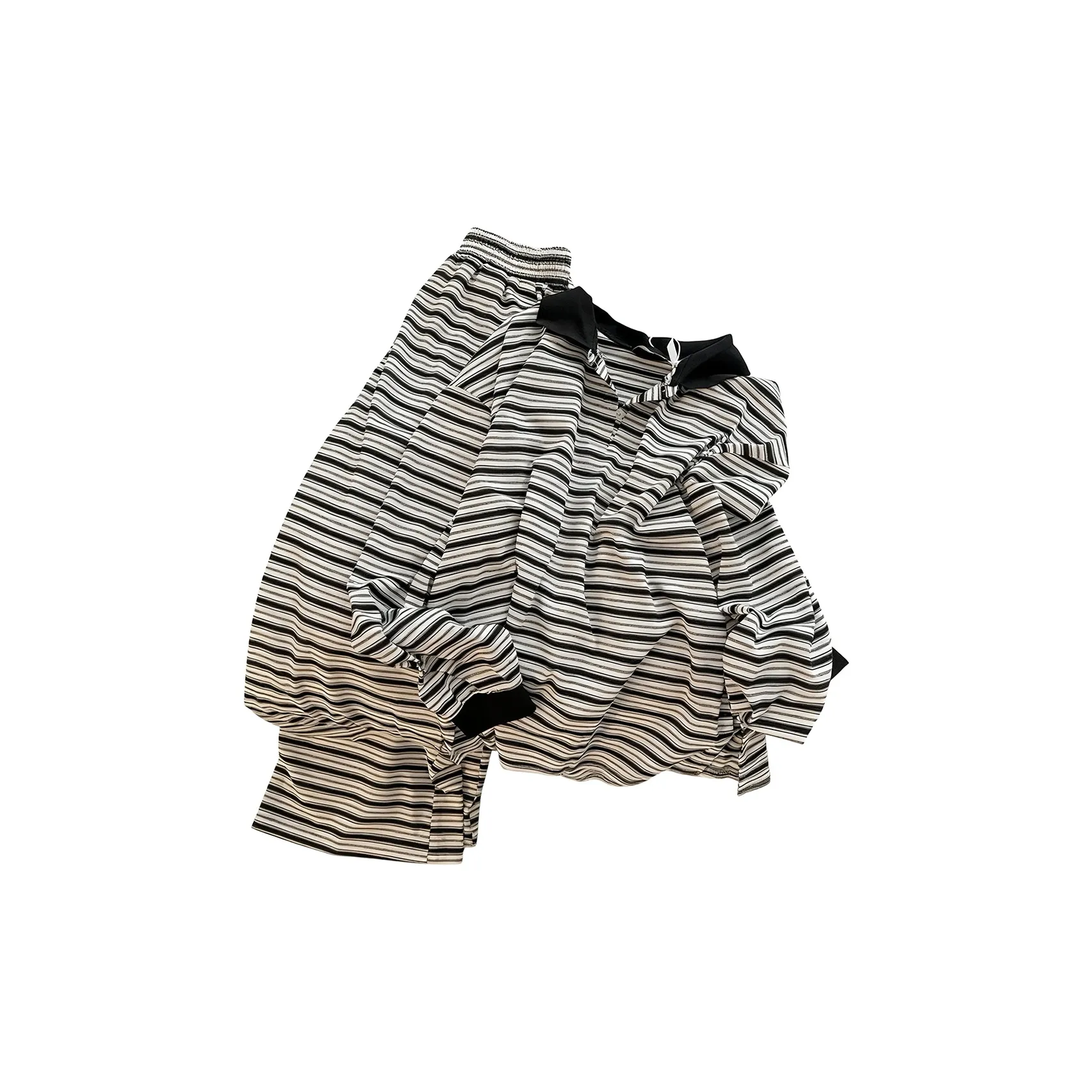 O'MESIK Полосы Женские Пижамные Комплекты