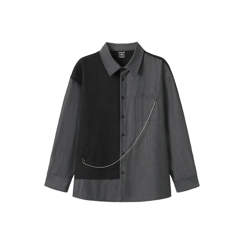 WAYNEXZAVIER Мужские Черные Рубашки