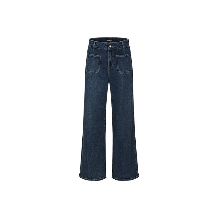 URBAN REVIVO Blue Women's Jeans URBAN REVIVO Синий Женские Джинсы