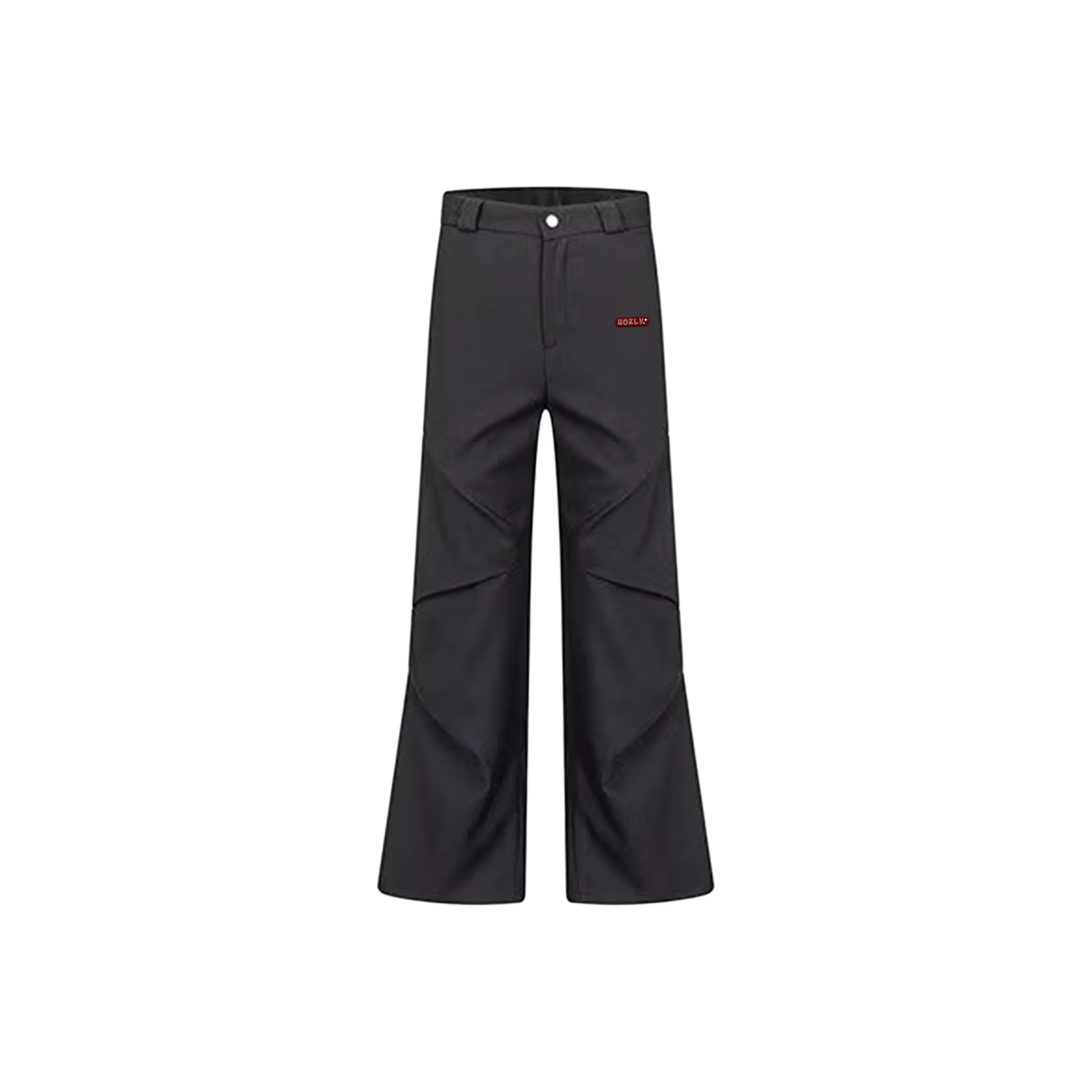 HOKLV Черный С подарками Съемный Застежка-булавка Унисекс Повседневные Штаны