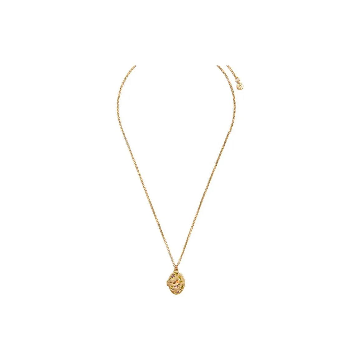 Fable 22K PURE Золото Покрытие Ожерелье Женское