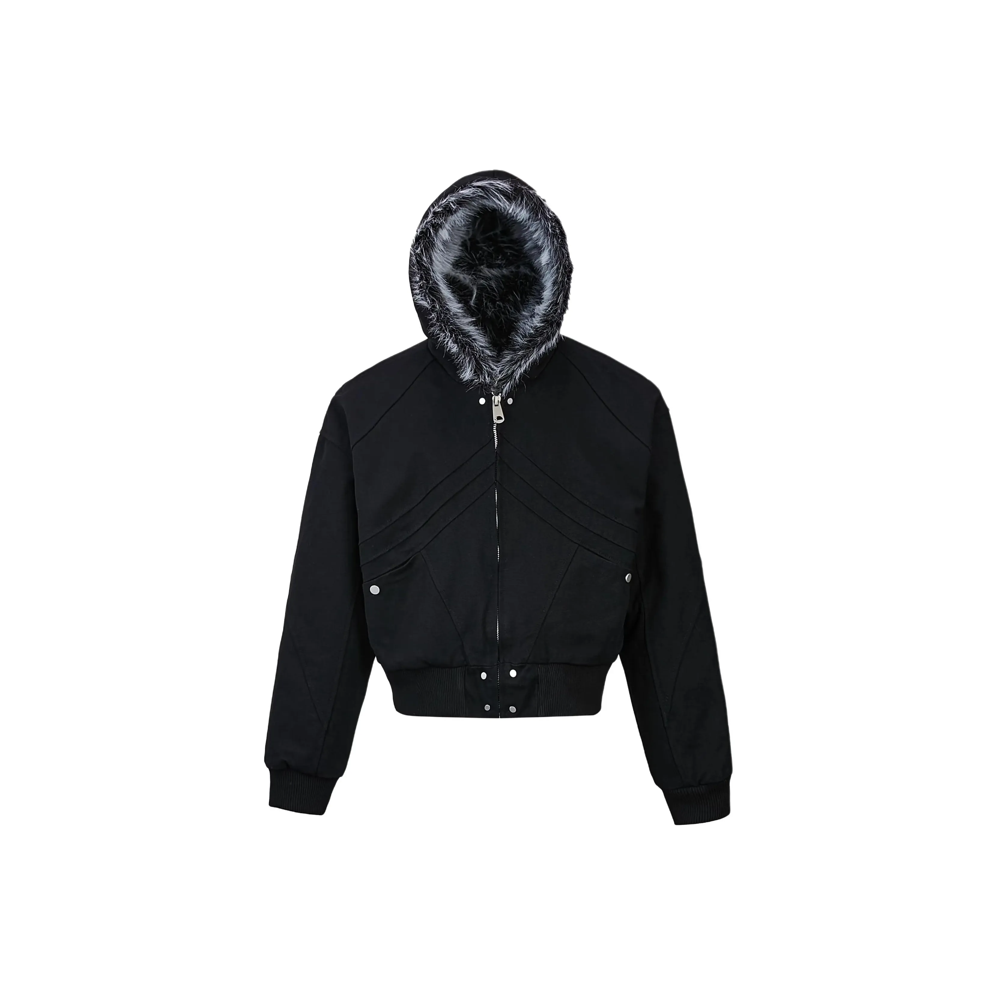 BLACK AT x [FANBUSHADIAOJINENG] Хлопковый пуховик унисекс