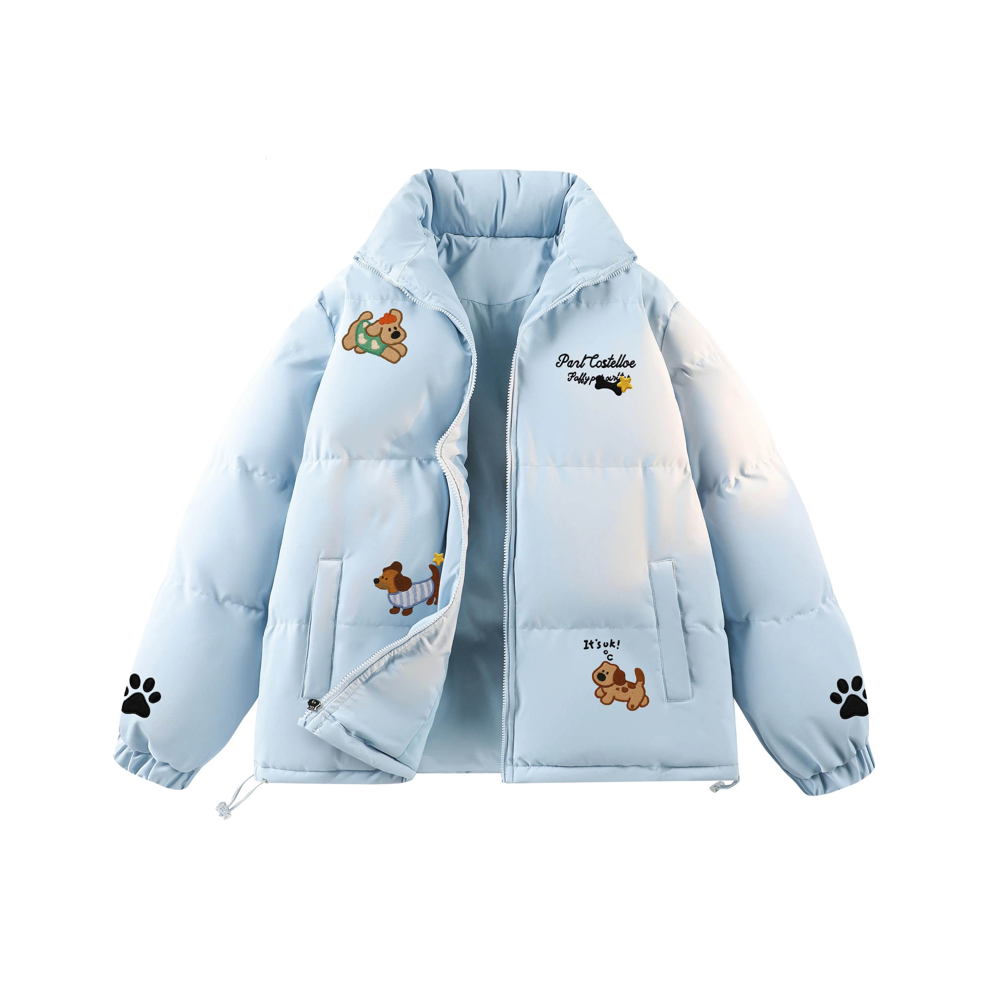 PAUL COSTELLOE Хлопковый пуховик унисекс