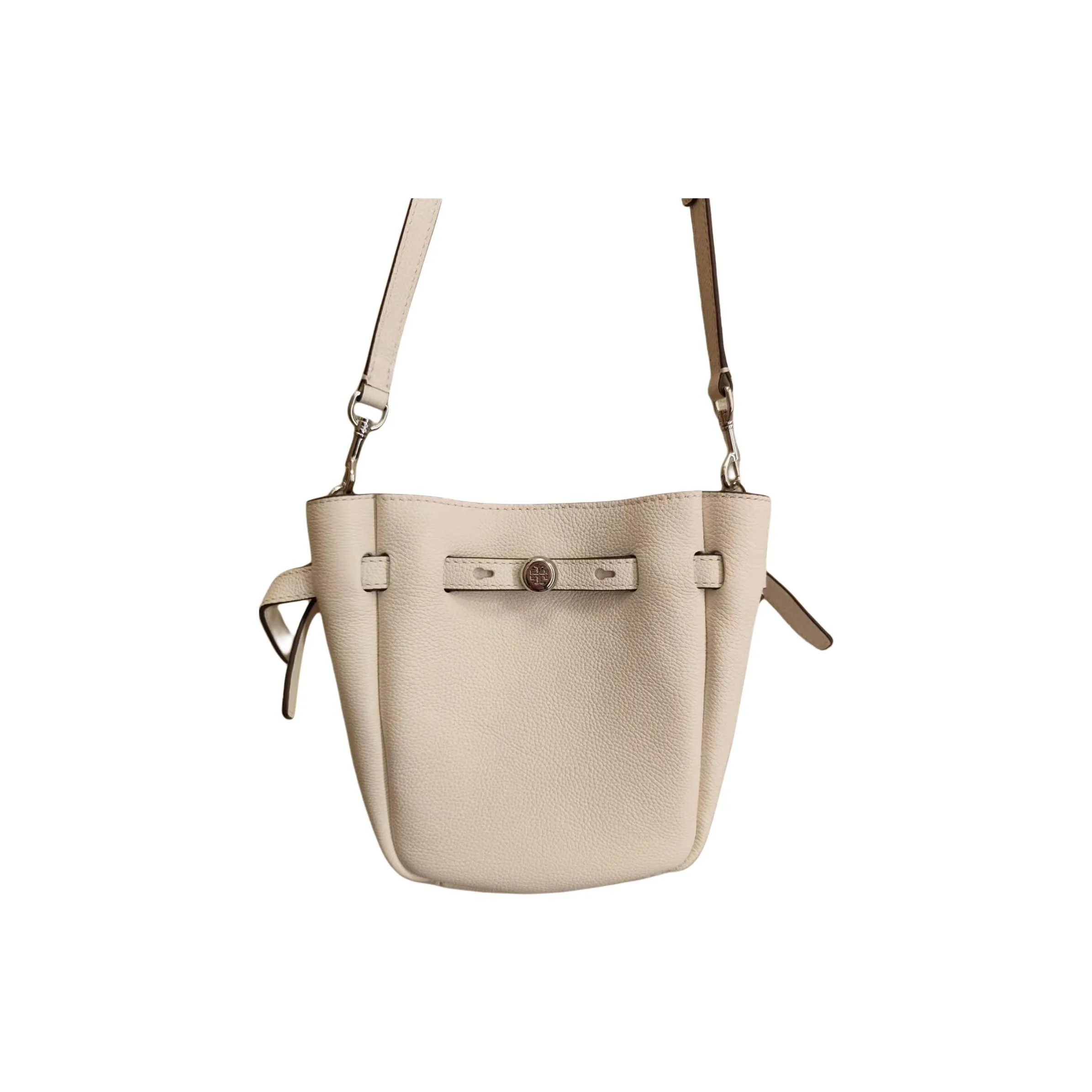 TORY BURCH Зернистая текстура кожа кожа сумка через плечо маленькая женская нежно-розовая