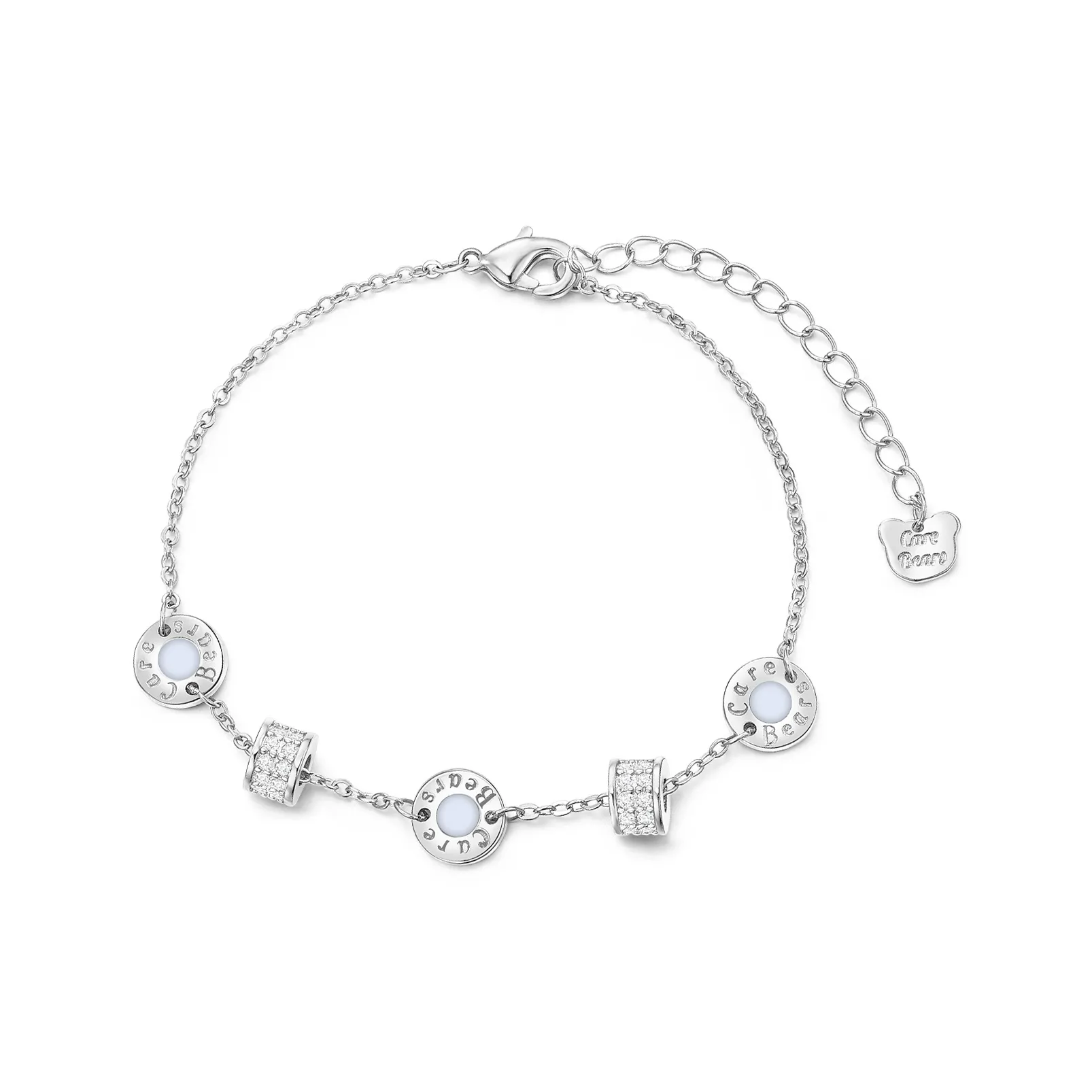 Сердце Маленький Медведь Серебряный Браслет Женские