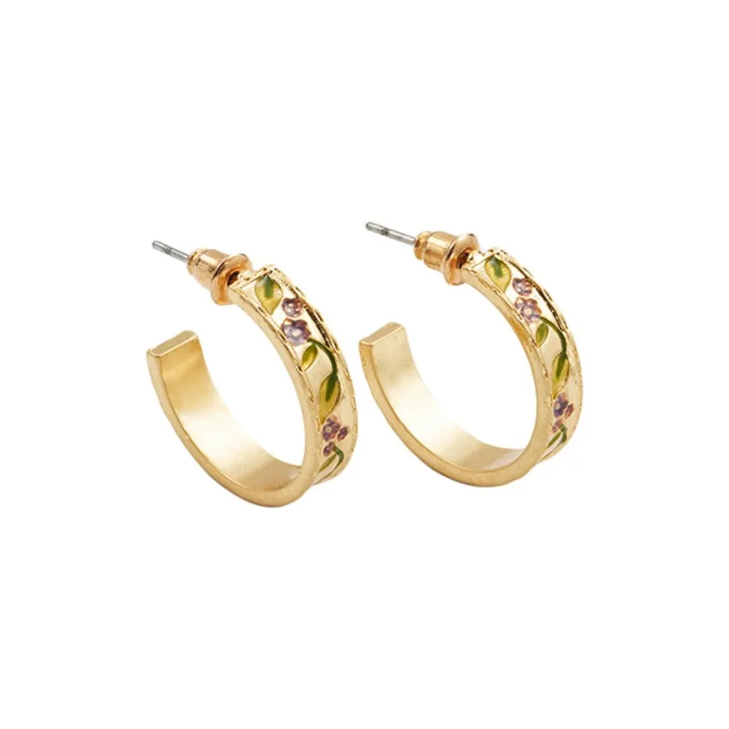 Fable 22K PURE Серьги с золотым покрытием женские