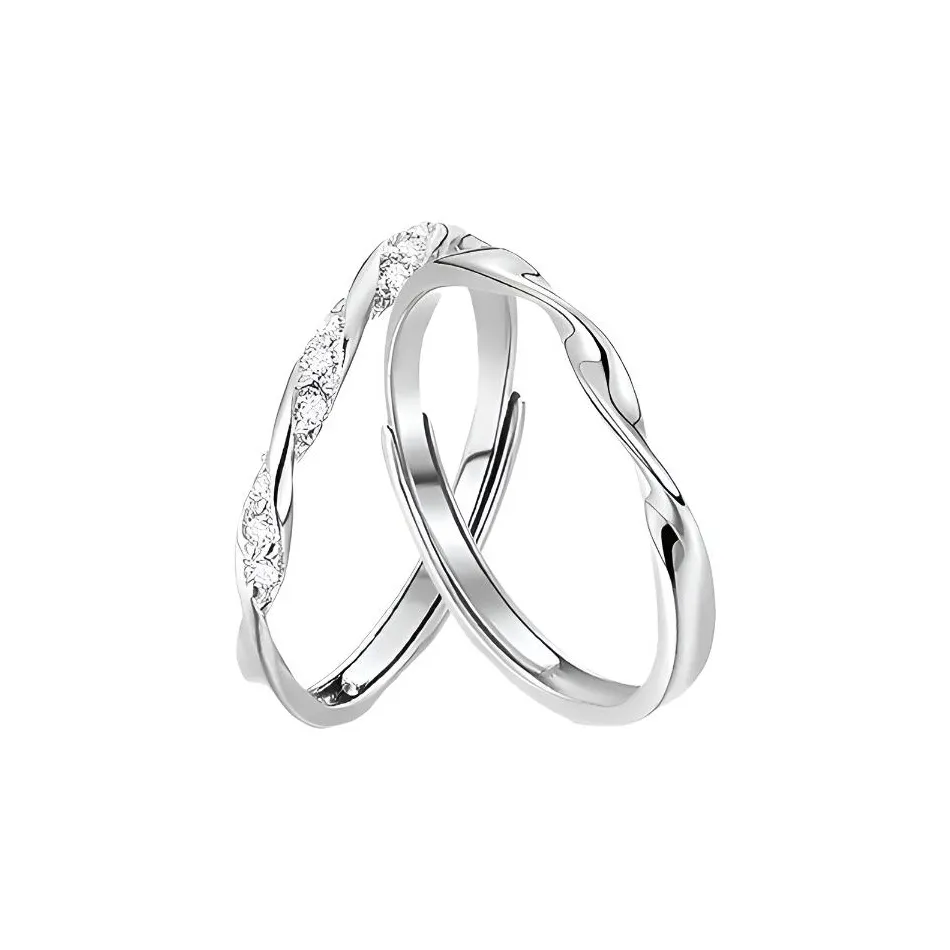 QIANFANGDAHUANGYE Кольца с цветной глазурью Унисекс