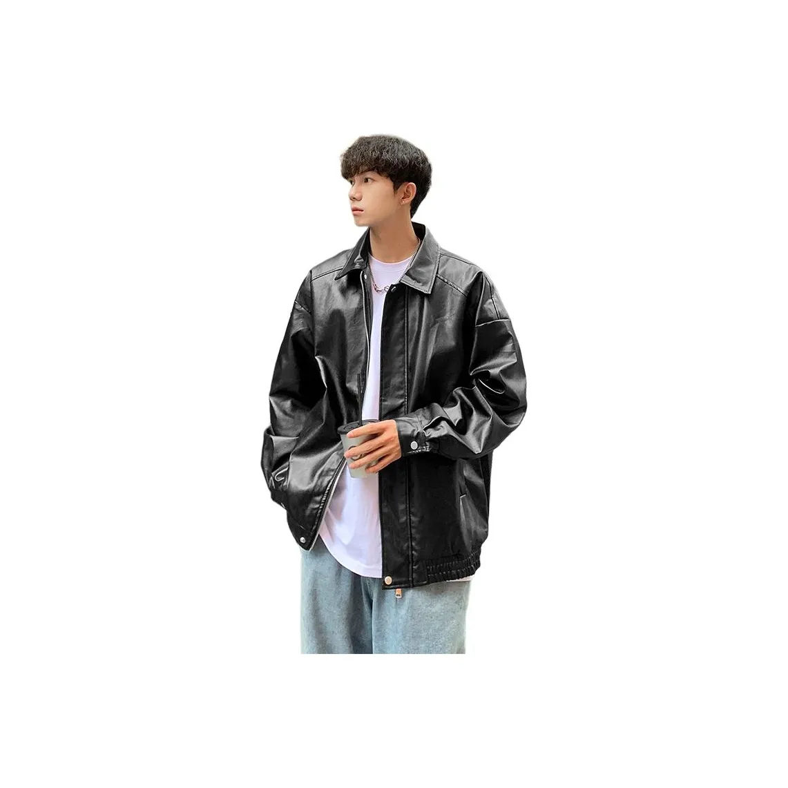 MIIOW Trend Party series Кожа Куртка Унисекс