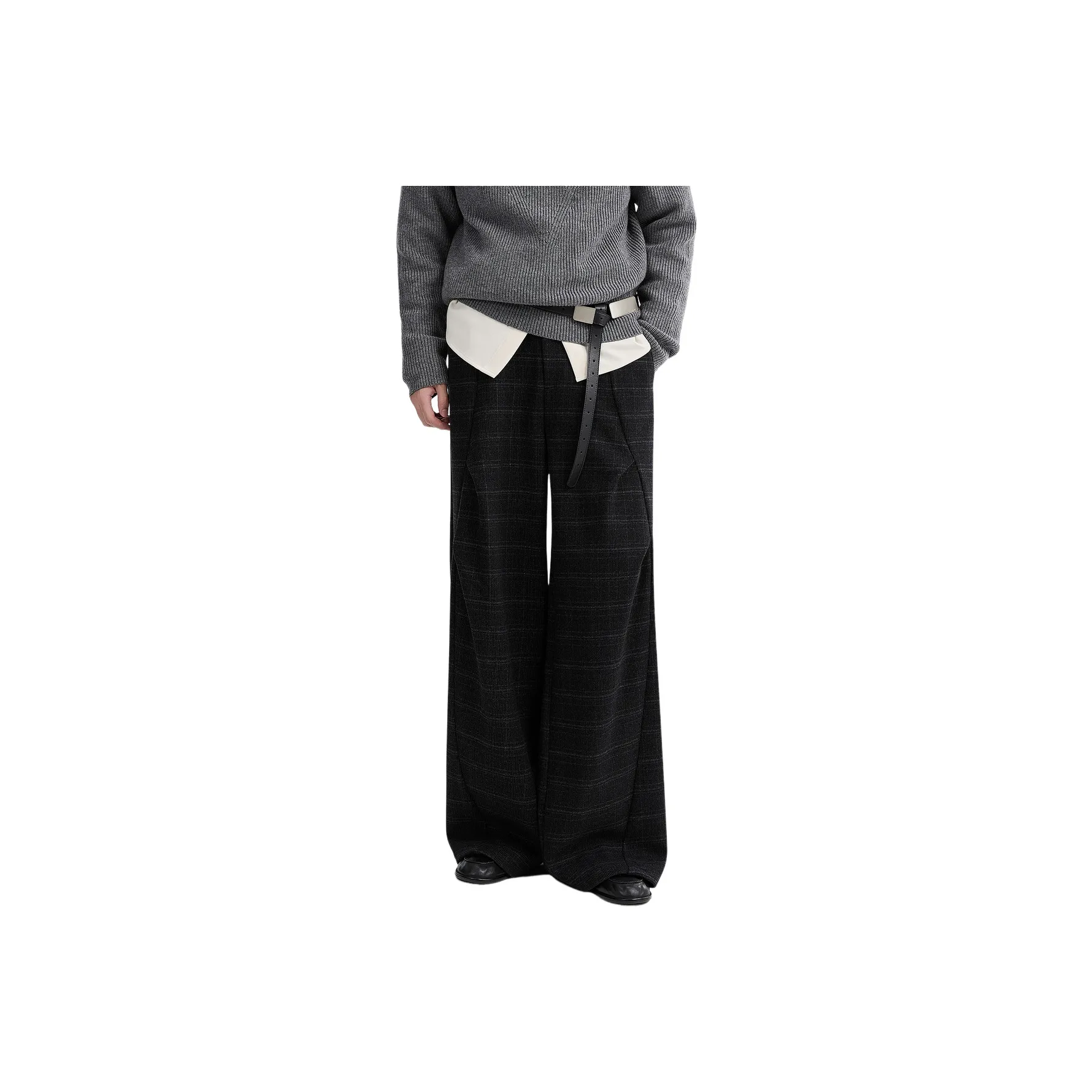 EARL JOEL Винтаж Клетка Мужские Повседневные Штаны