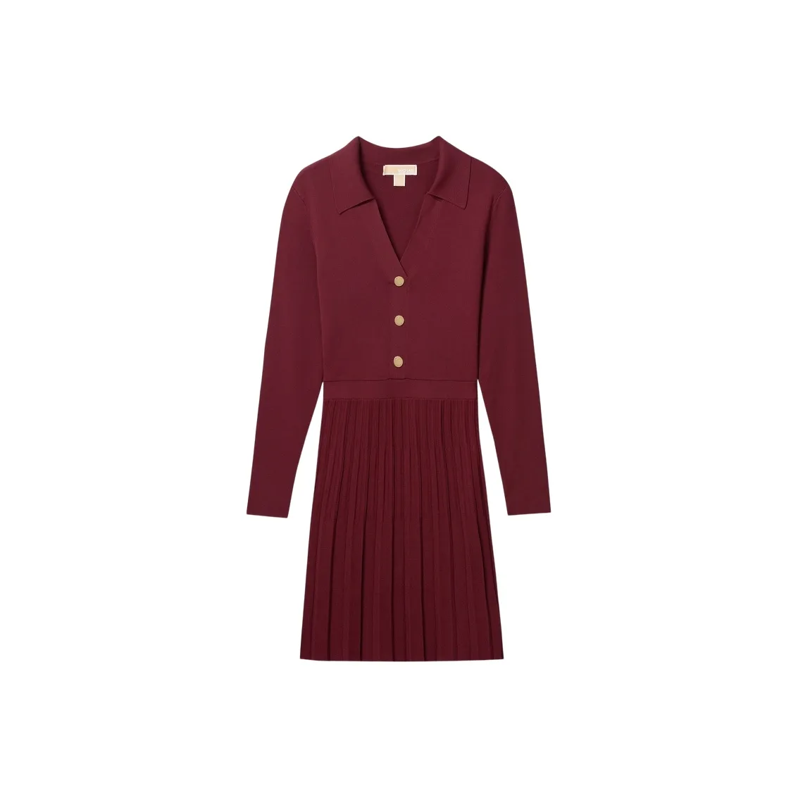 MICHAEL KORS FW24 Длинное платье с длинными рукавами женское многоцветное