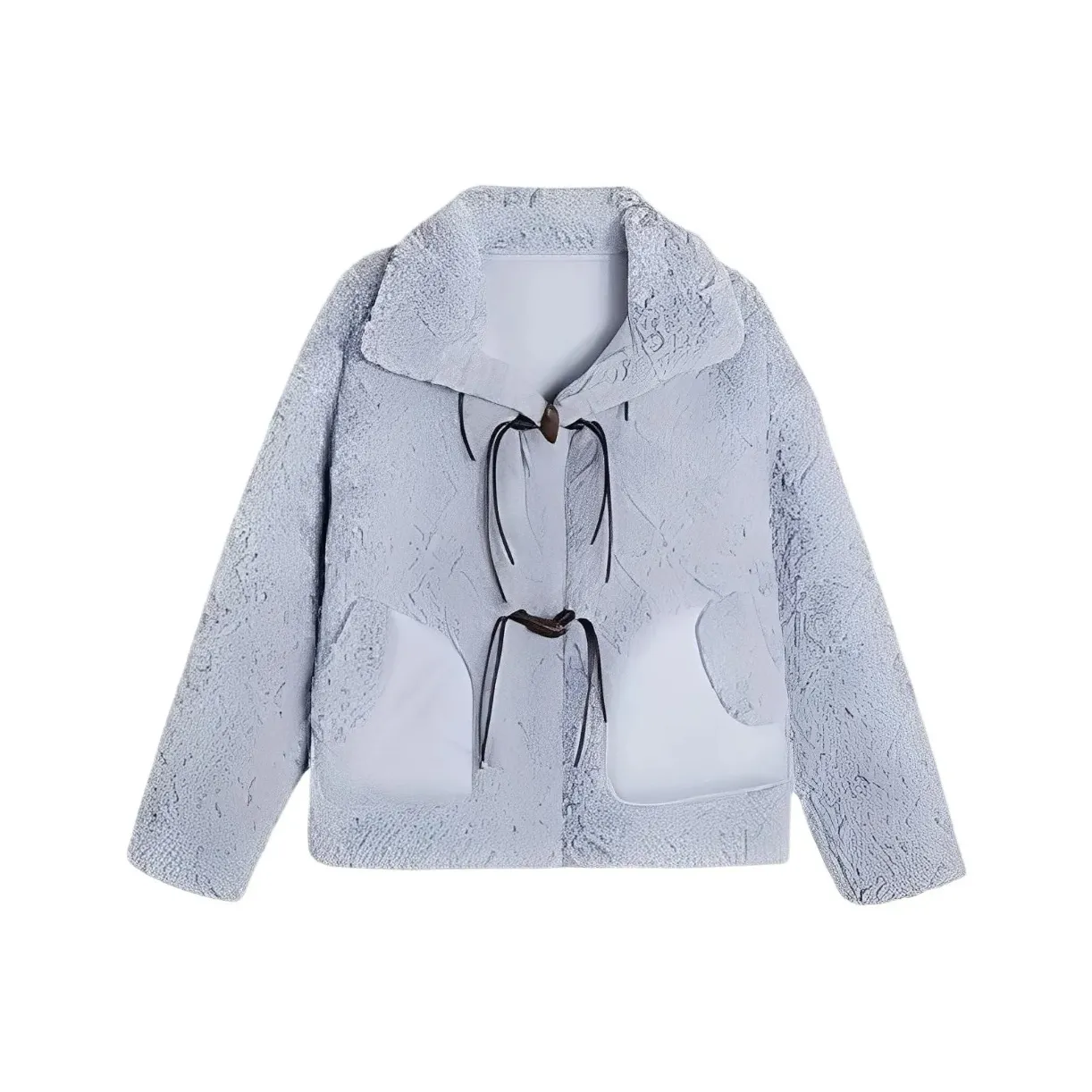 ETSE Синий [One Piece с флисовой подкладкой] Женские меховые изделия