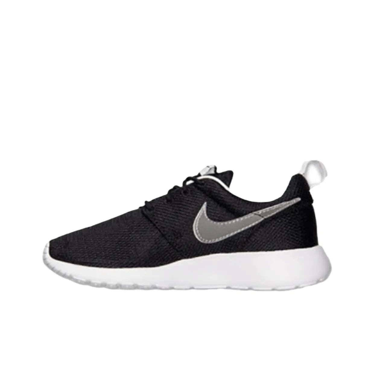 Nike Roshe Run Slip-resistant Abrasion-resistant Low Top Детские беговые кроссовки Черный Подростки