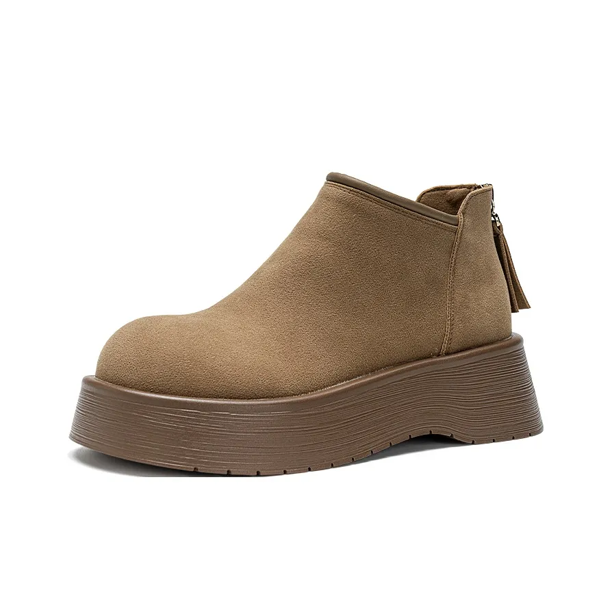 Warrior Ботильоны 5CM Женские Кофе