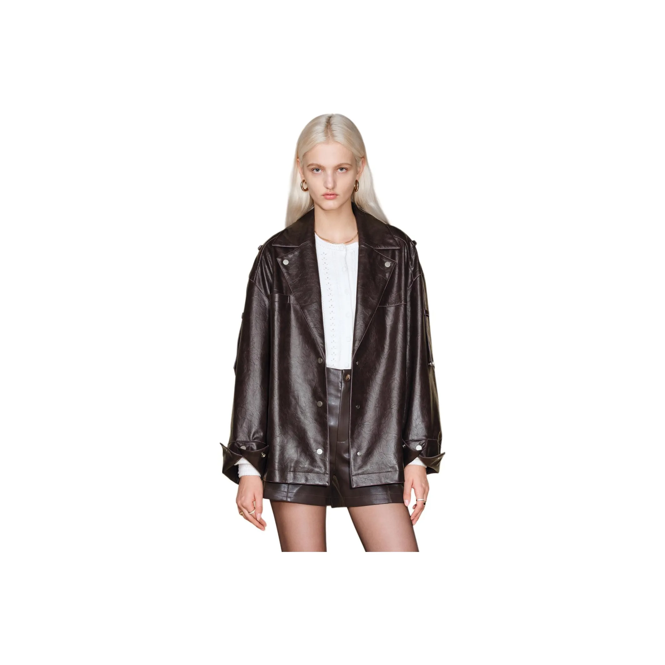 Fabrique кожаная куртка женская