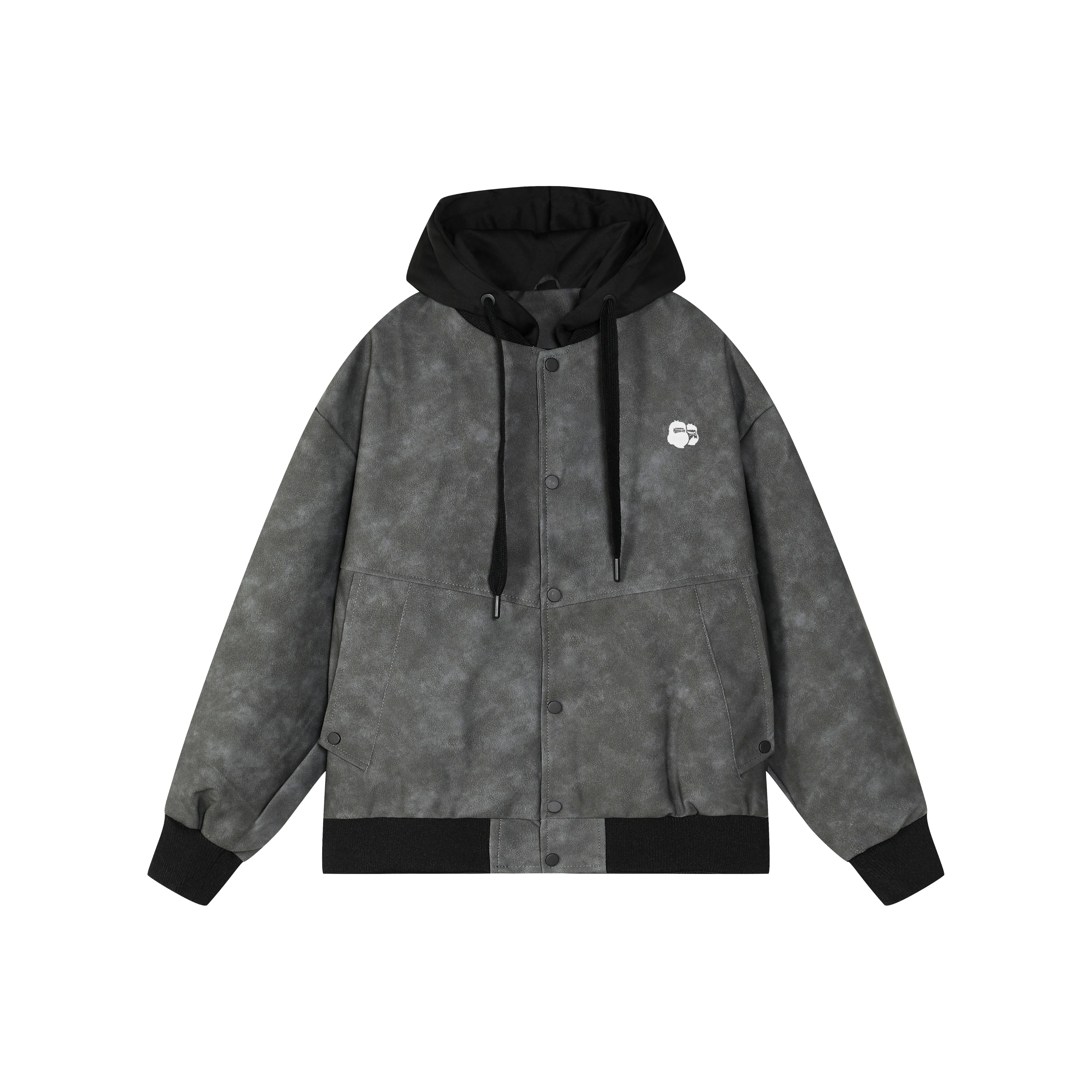 Fingercrox I.t Group Hong KONG FGXX Ape Голова Кожа Куртка Унисекс