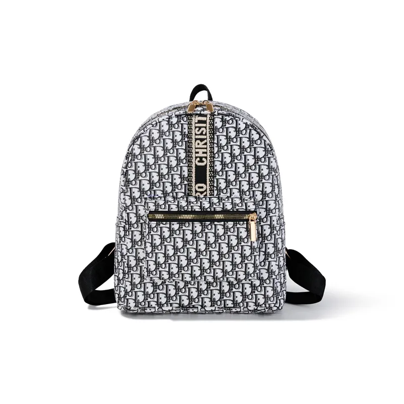 Gerlanx ПУ (полиуретан) Рюкзак Стандартный Женский Черный Белый Кофейный