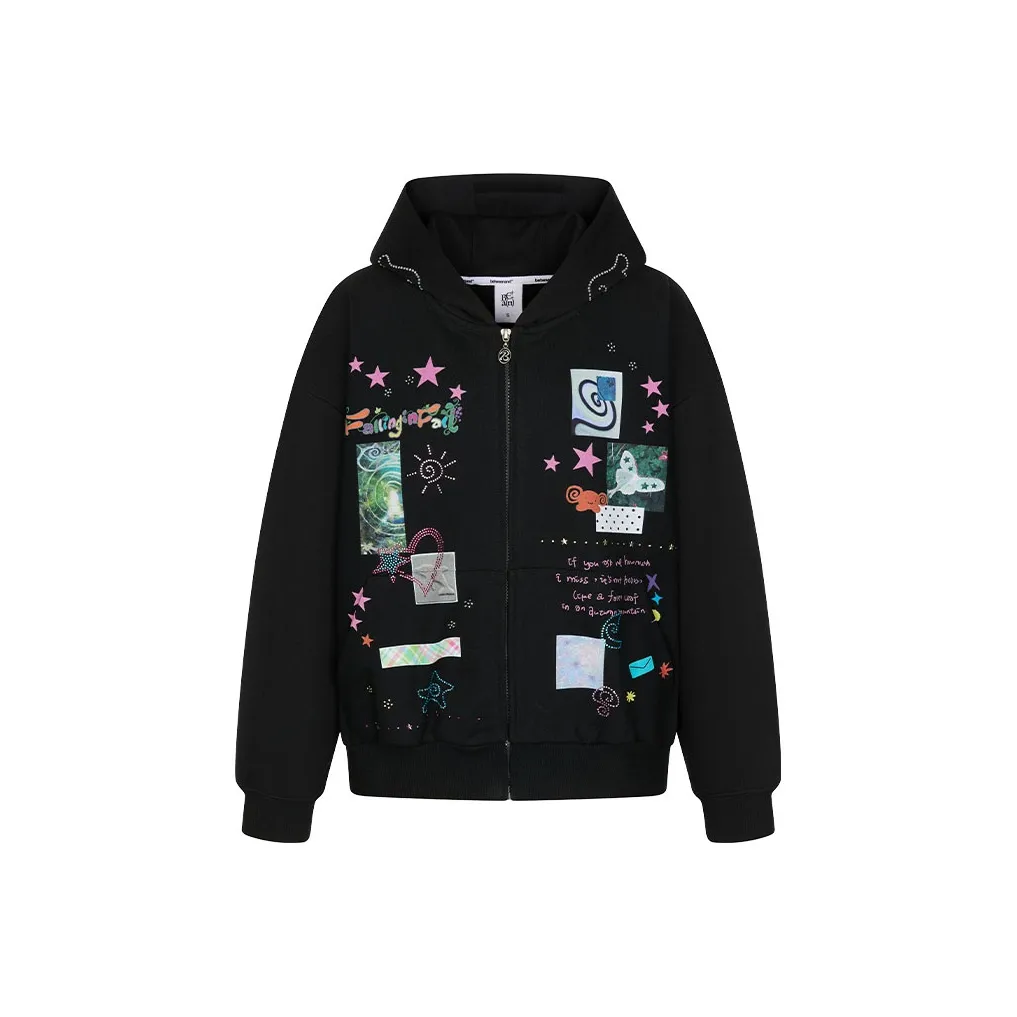 BETWEENAND Черный В наличии Женские Свитшоты