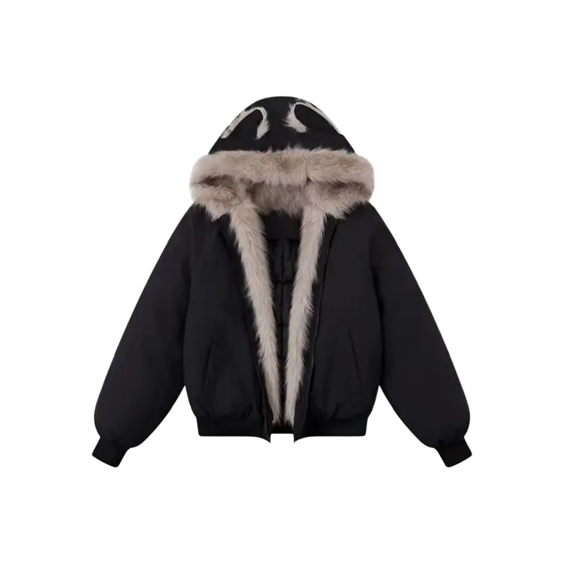 BEAR UNION Хлопковый пуховик женский