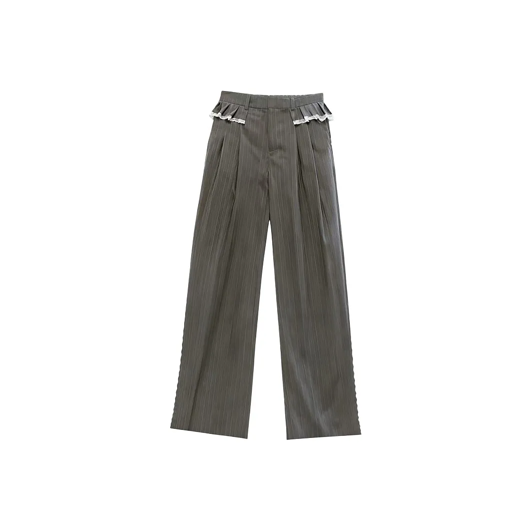 FPMZ Темно-серый женский костюм брюки