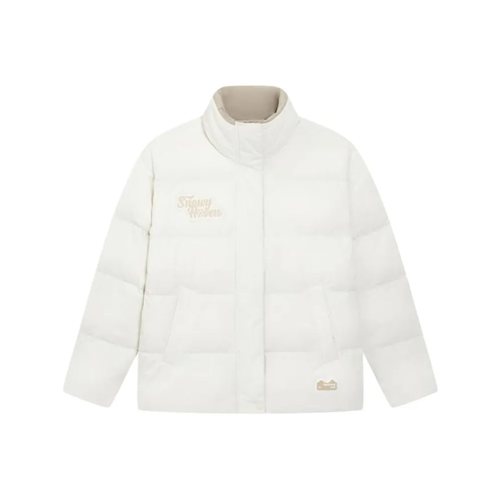 XTEP Пуховик Женские Белый Хлопок