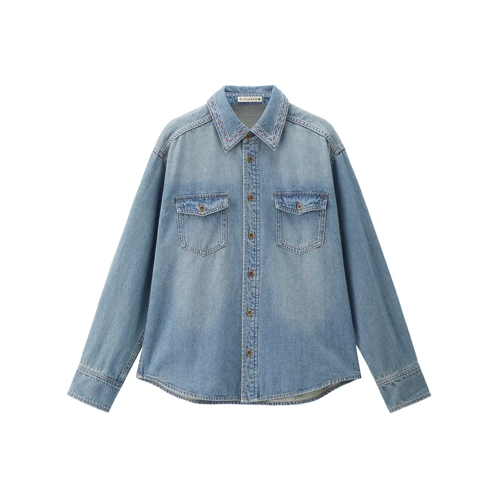 Giordano 62 Винтаж Деним Женские Джинсовые Куртки