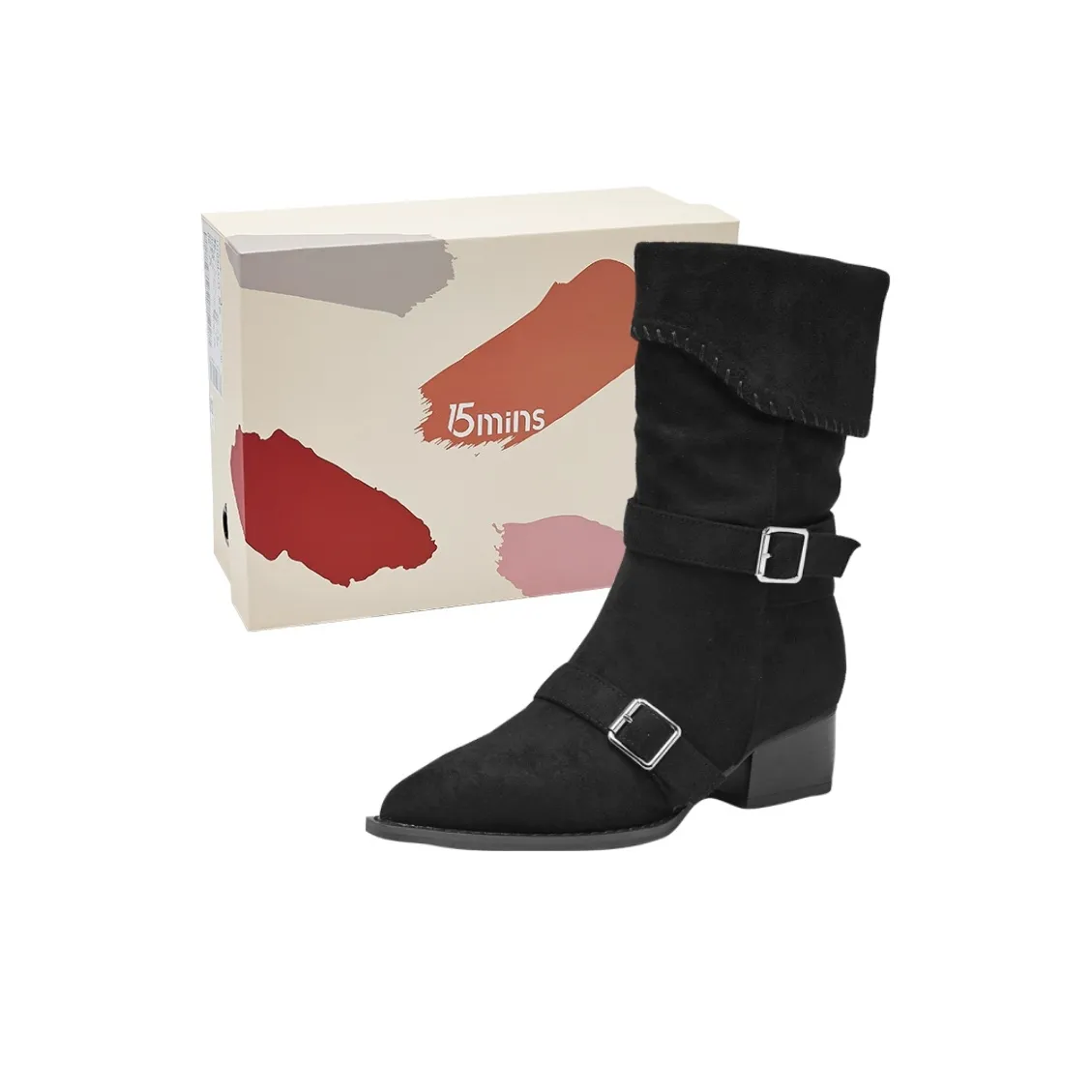 15 MINS Ботильоны 5 см Женские