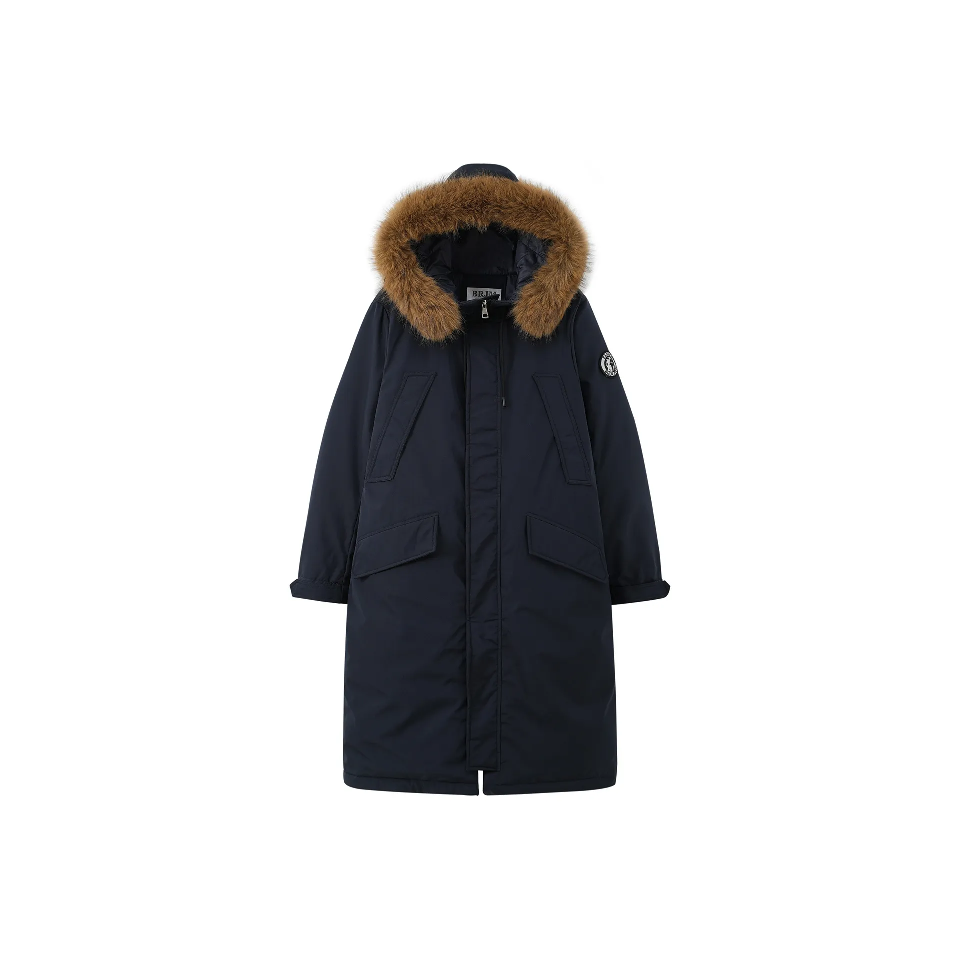 IWZI Темно-синий женский пуховик