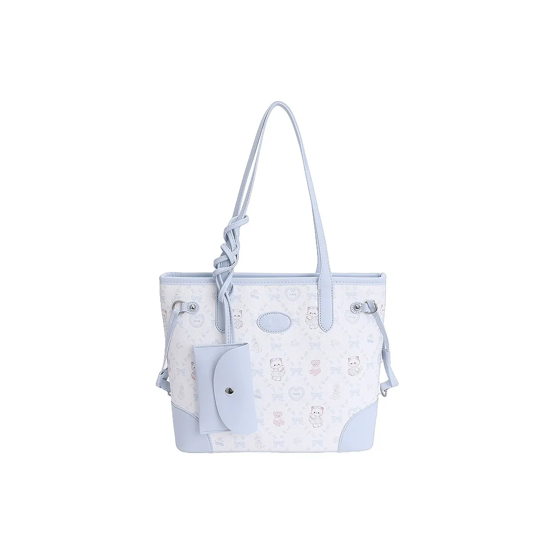 DIFFERENT FACES ПУ (полиуретан) Сумка через плечо Стандартная Женская Синяя