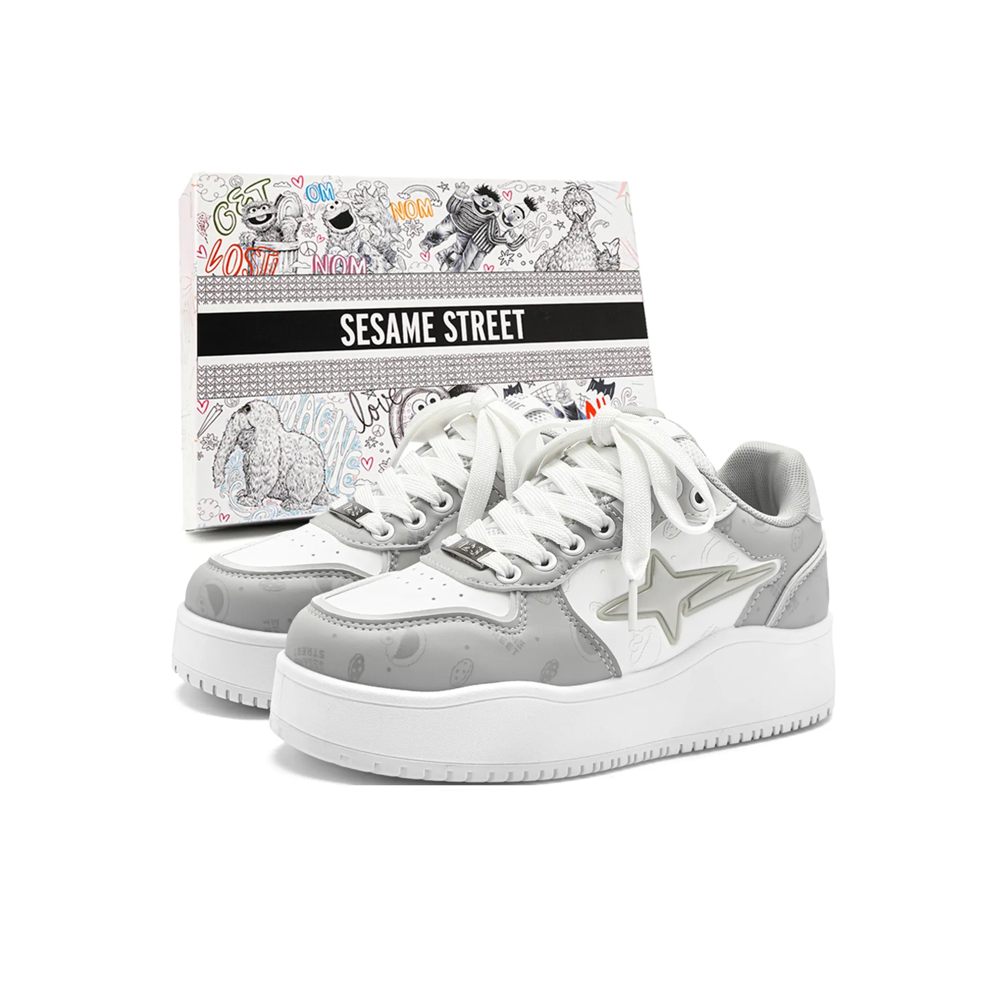 Кроссовки для скейтбординга SESAME STREET Low Top Unisex