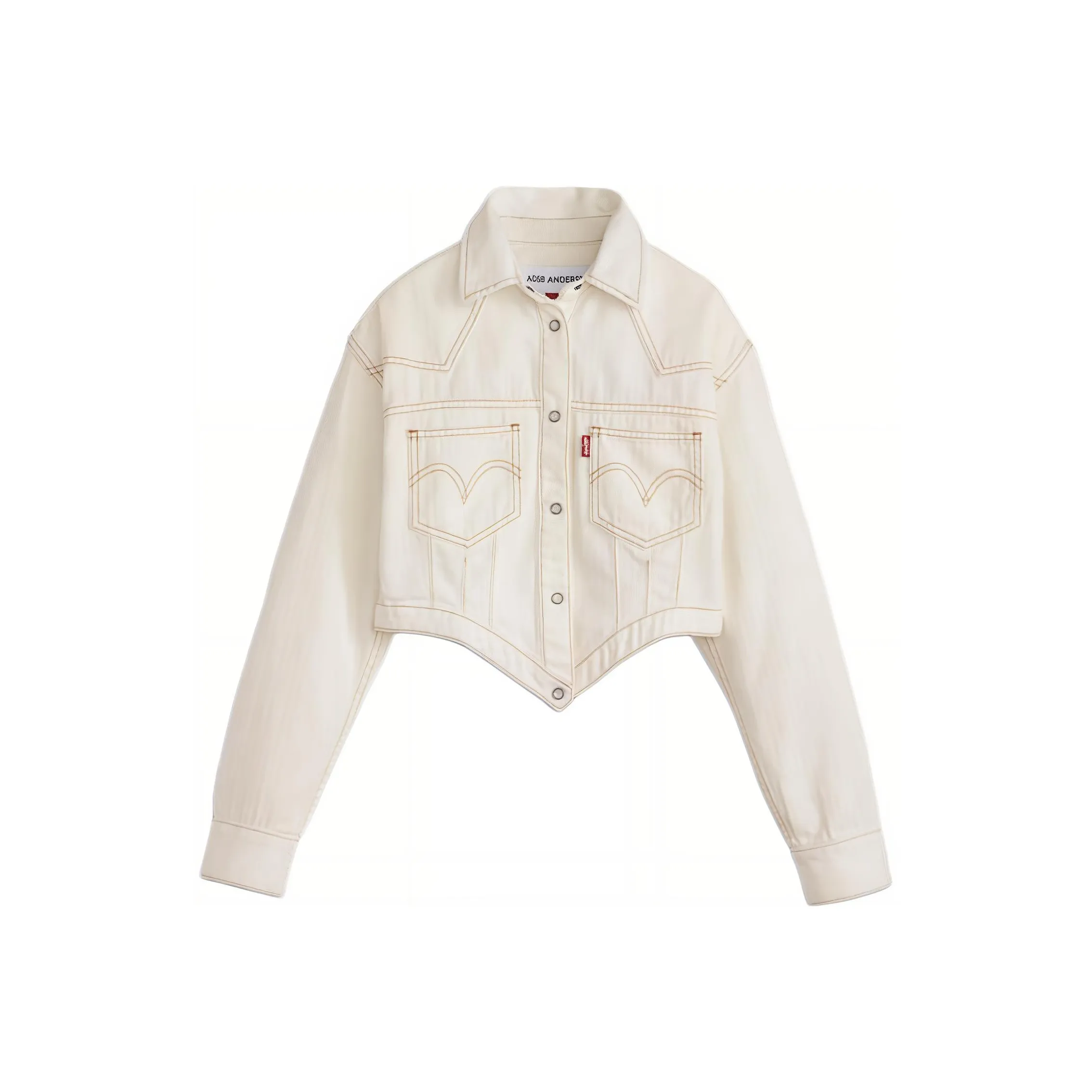 Levis ANDERSSON BELL Collaboration Белый Женские Джинсовые куртки