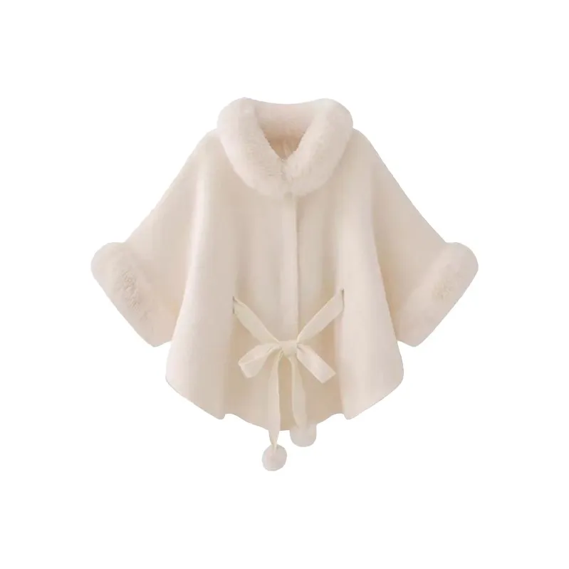 SCCREBEL OFFICIAL Экрю Женские Меховые изделия