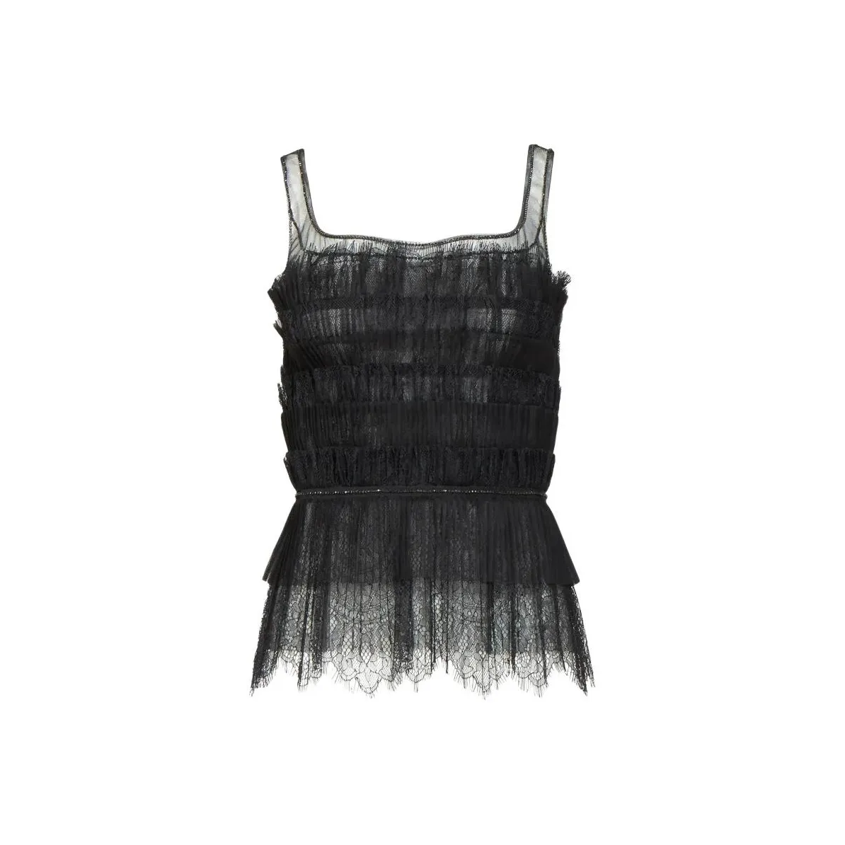 Costarellos Tank Tops Women's Black