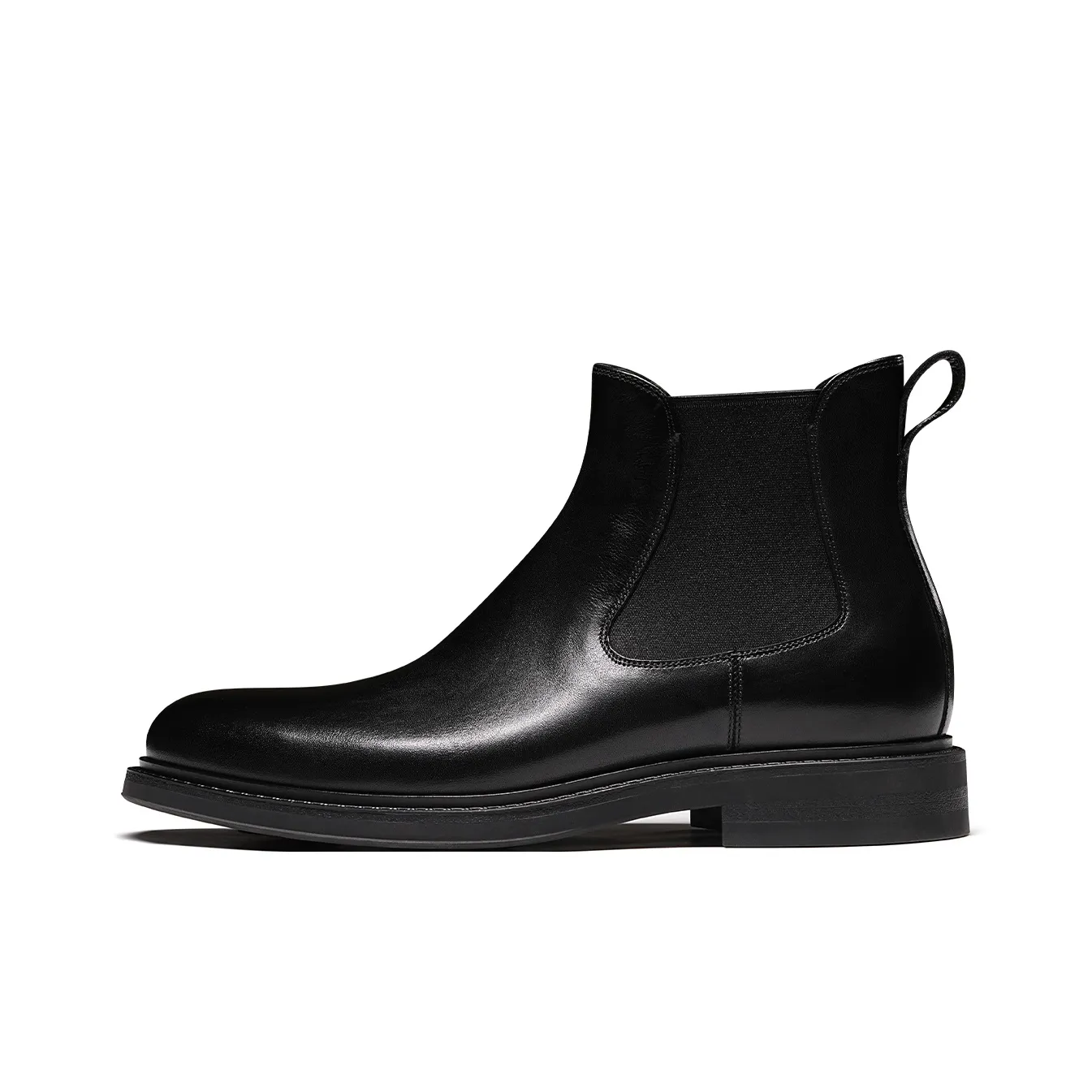 TRUFFAUT Натуральная кожа Роскошь Ботинки Челси 13,5 см Мужские Черные