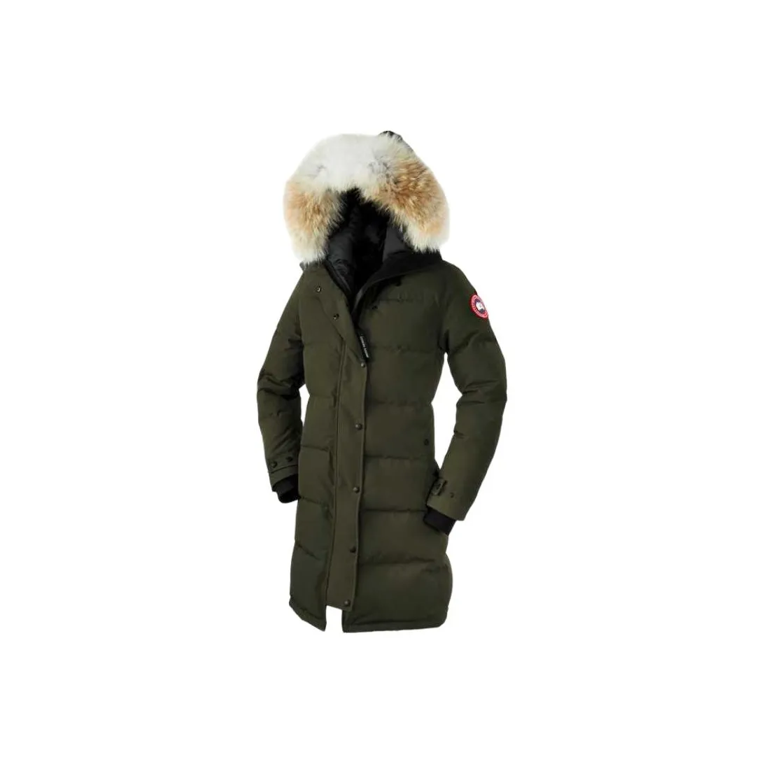 Canada Goose Shelburne Series Down Jackets Women's Army Green