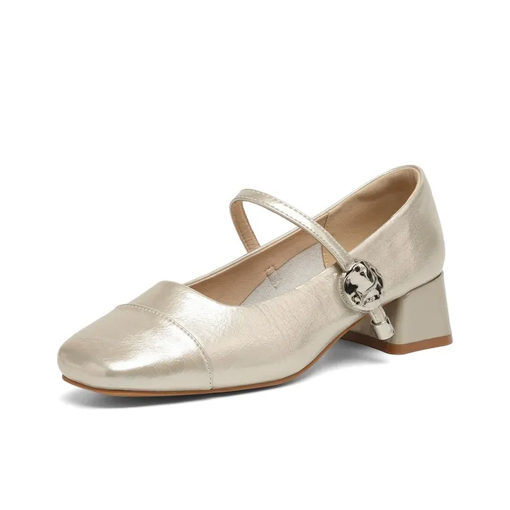 Daphne Квадратный каблук Туфли Мэри Джейн Средний каблук Женские