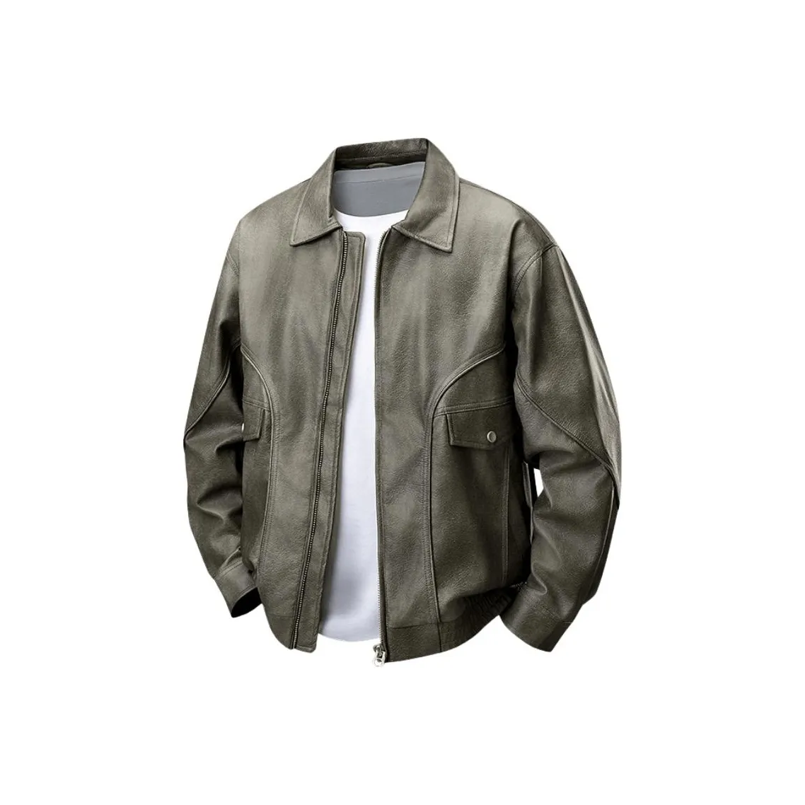 Vintage Cars Кожаная куртка Мужская