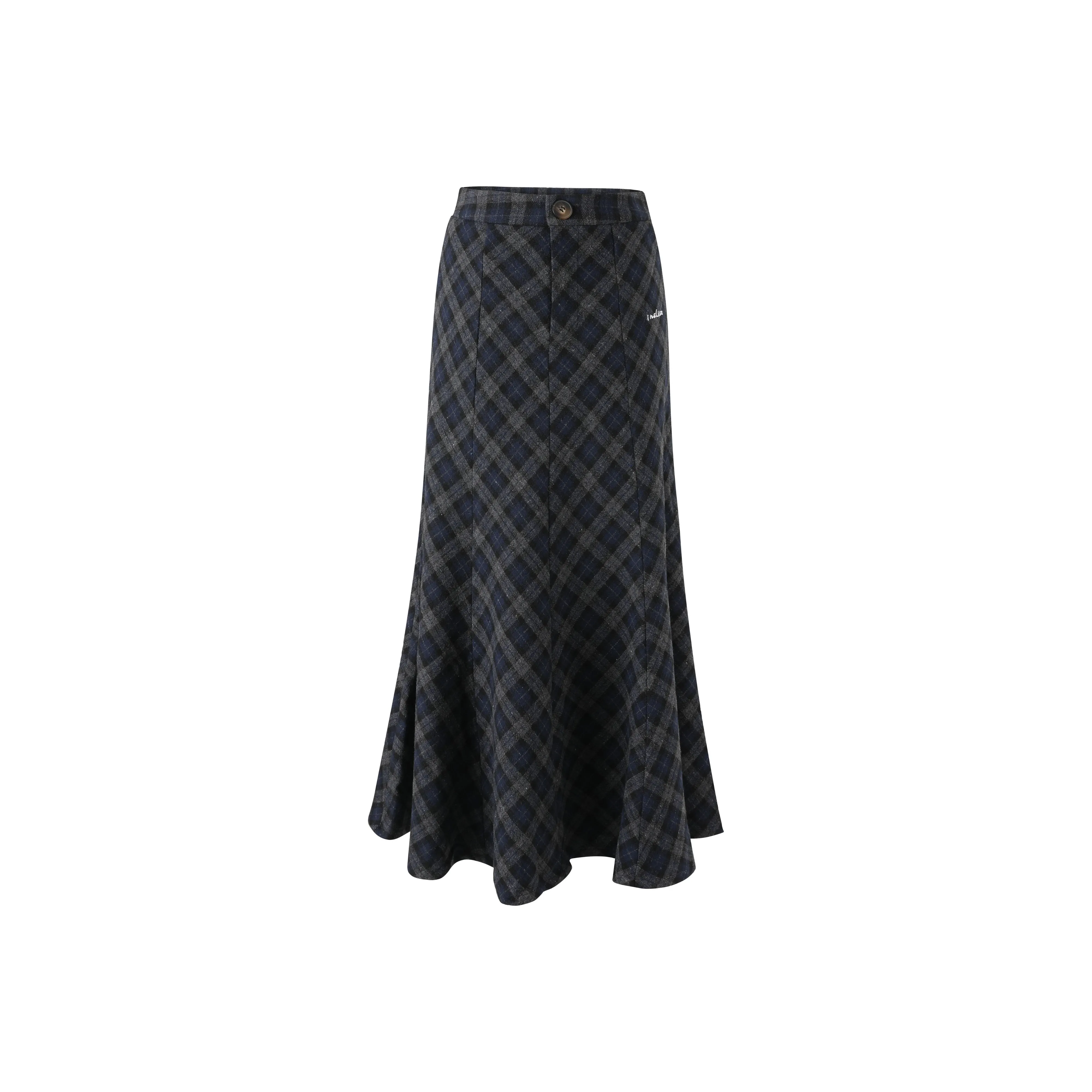 INSLIISA Русалка Полу-длина (размер в длину) Длинная Юбка Женская