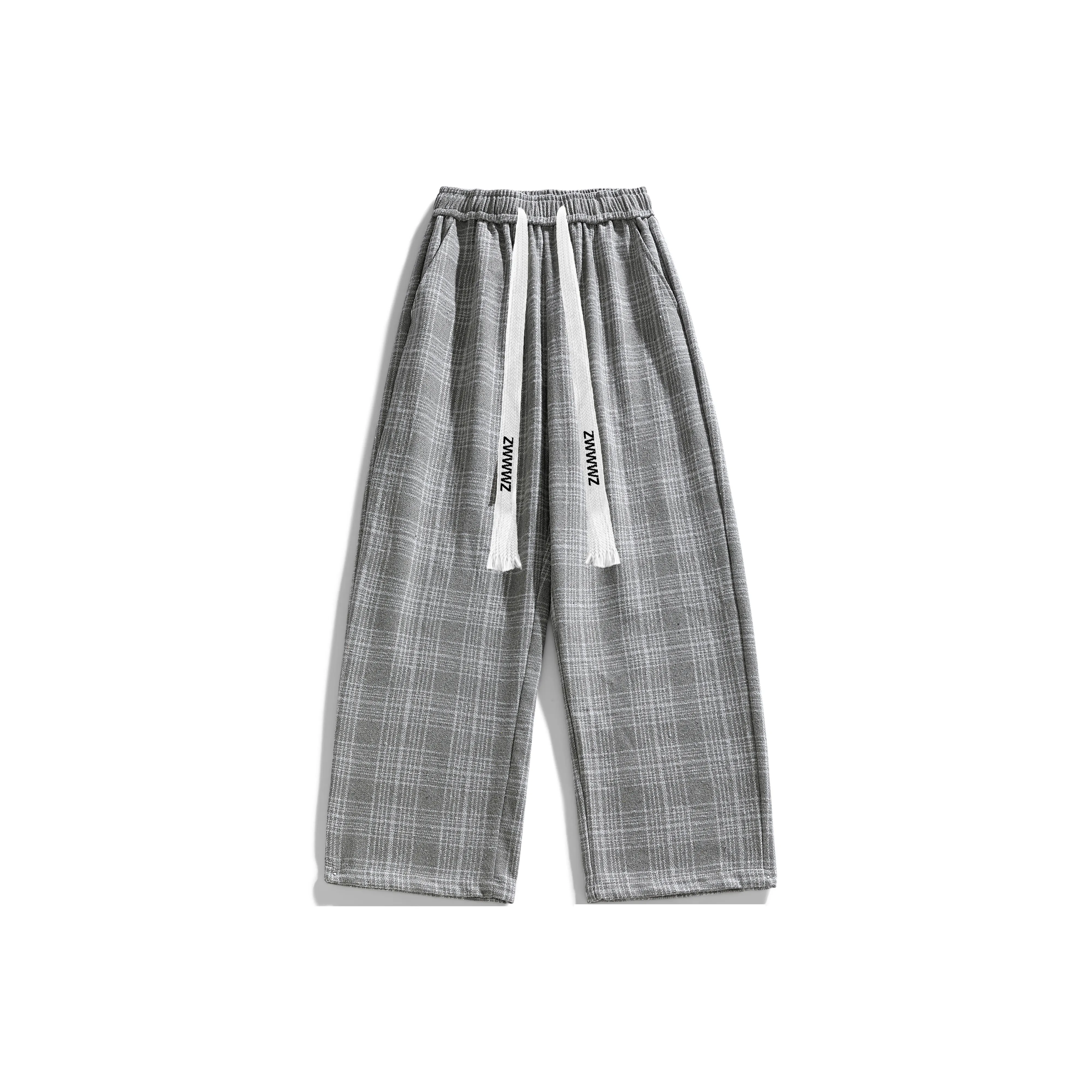 ZWWWZ Вязаные тренировочные штаны унисекс