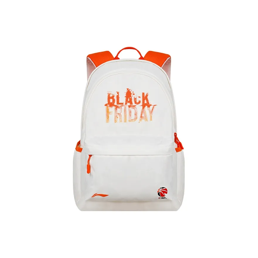 Лайнер Полиэстер Рюкзак Стандартный Унисекс Белый Оранжевый