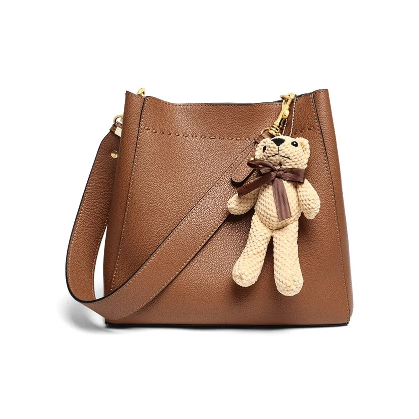 Younger Song Спилок из коровьей кожи Сумка через плечо Стандартная Женская CAMEL